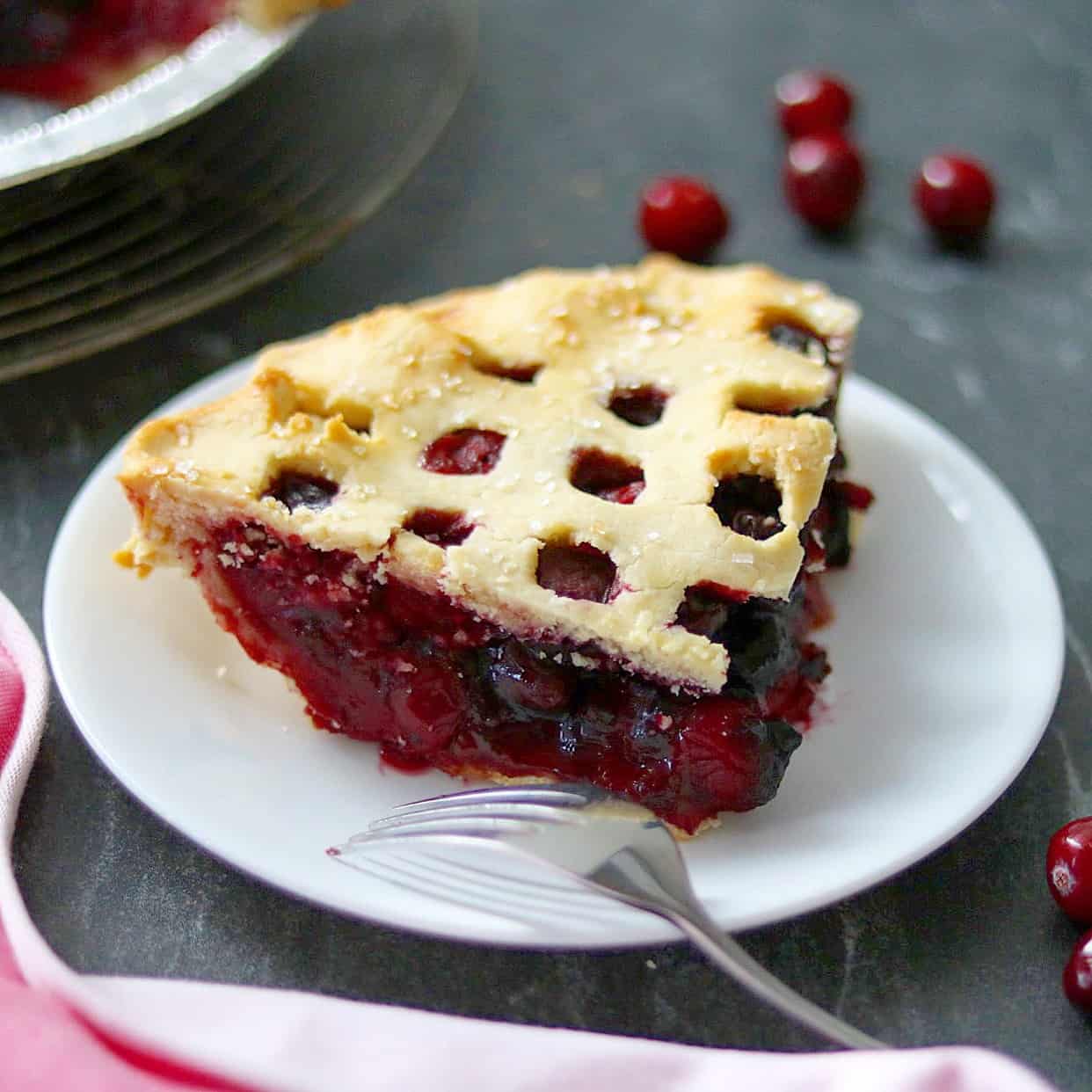 Cranberry-Cherry Pie (Grain-Free and Dairy-Free)