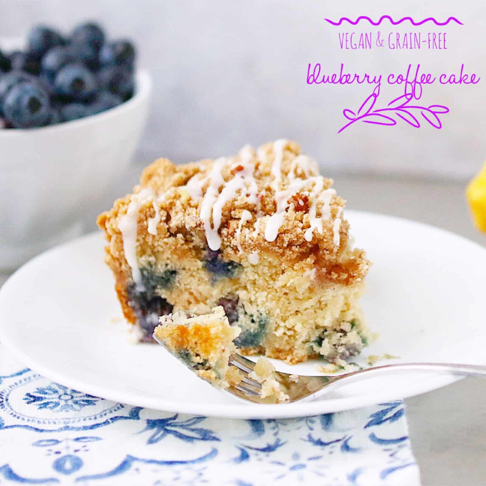 Vegan Blueberry Coffee Cake