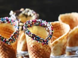 Gluten Free Waffle Cones - dairy free and vegan! - summer recipe