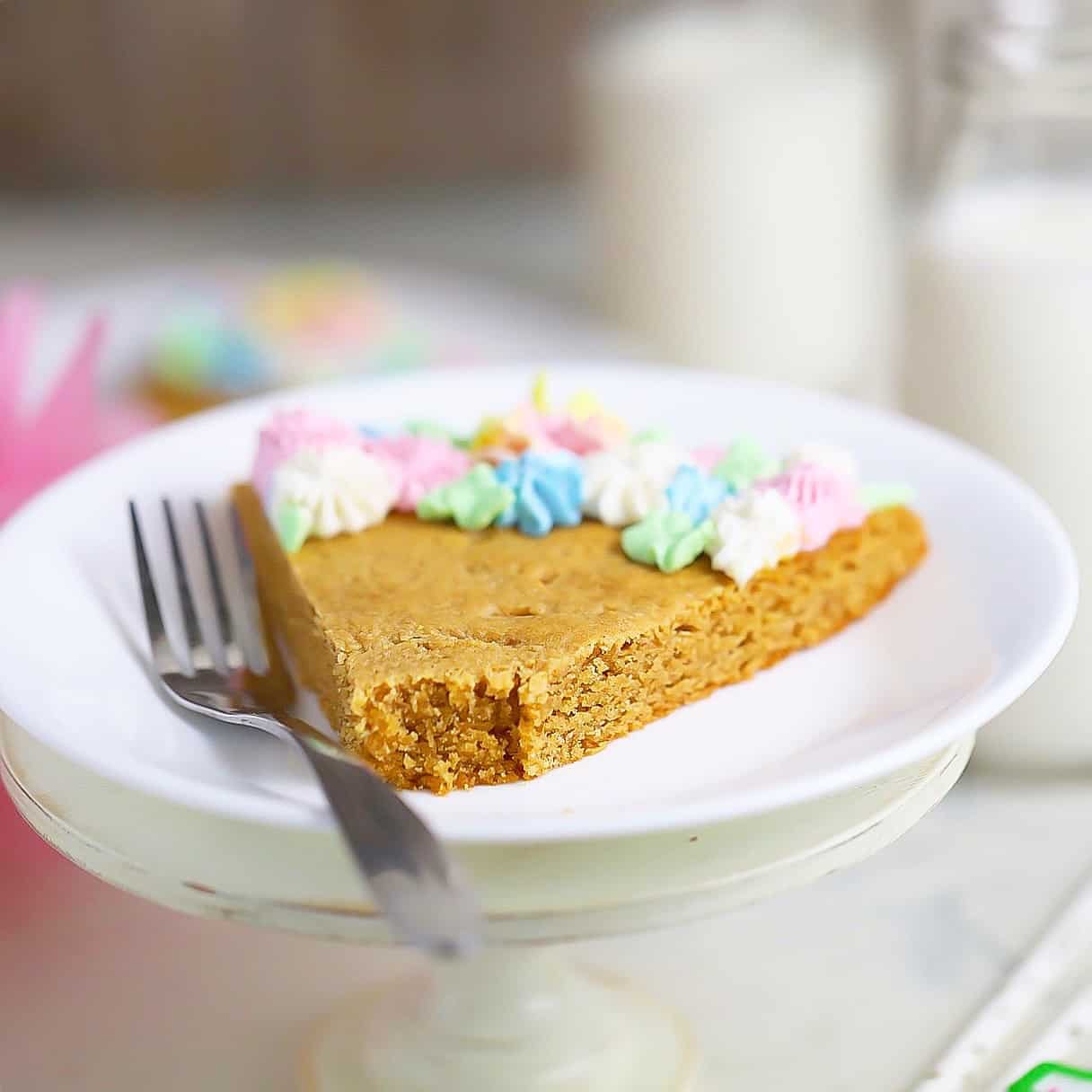 Low Carb Scd Grain Free Peanut Butter Cookie Cake