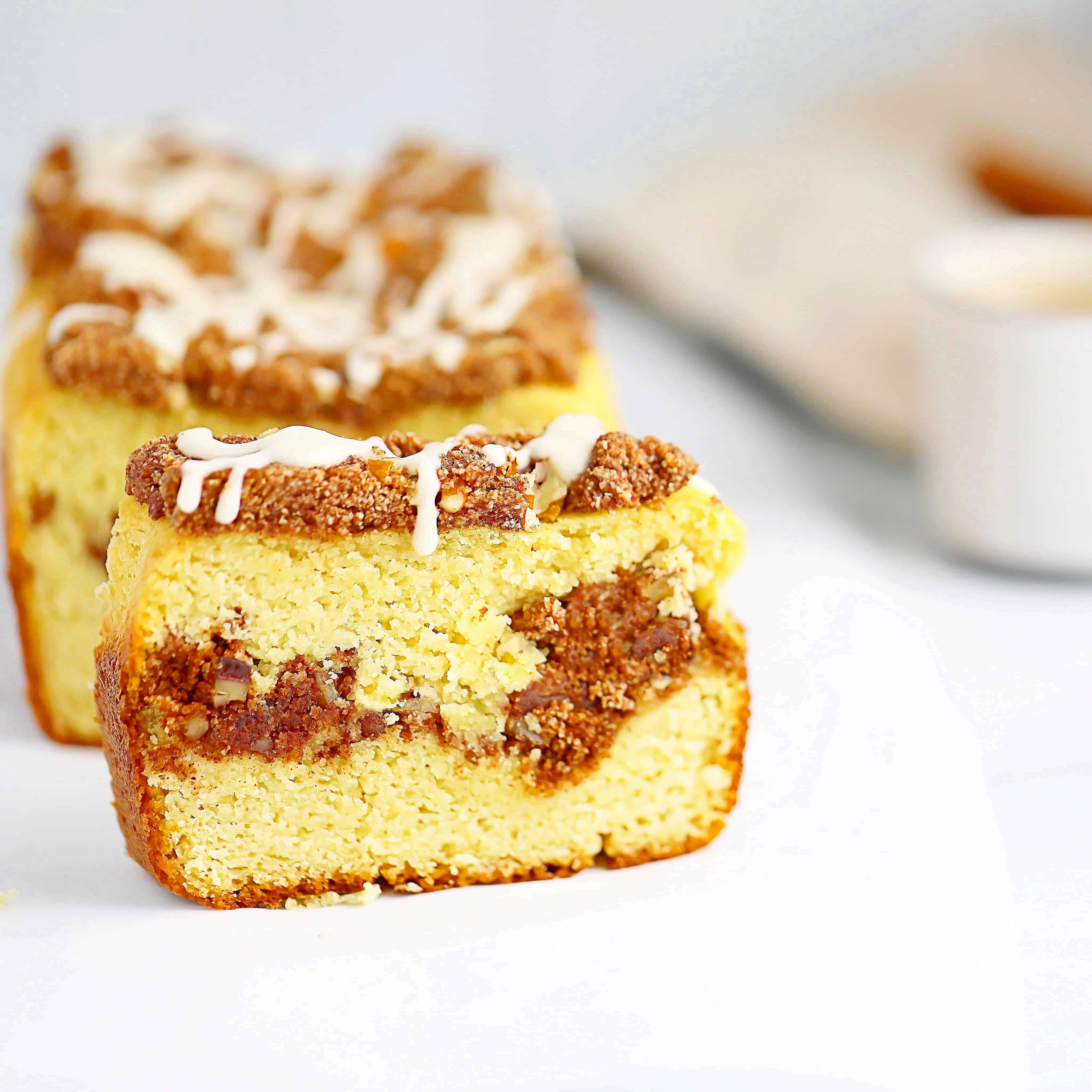 Low Carb Coffee Cake Breakfast Bread
