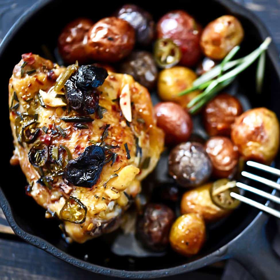 Rustic Chicken With Olives