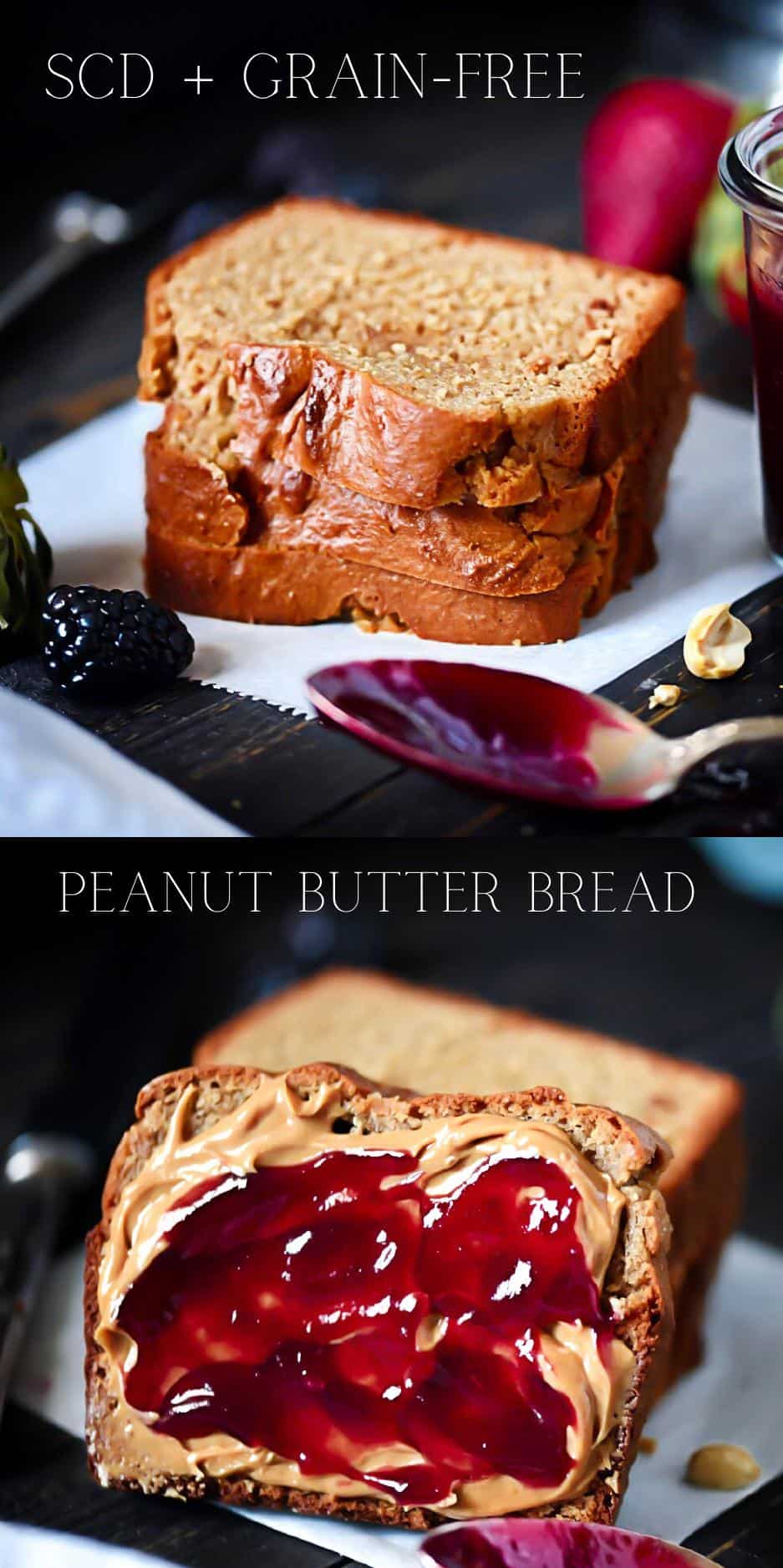 SCD Peanut Butter Bread Easy GrainFree, GlutenFree Recipe