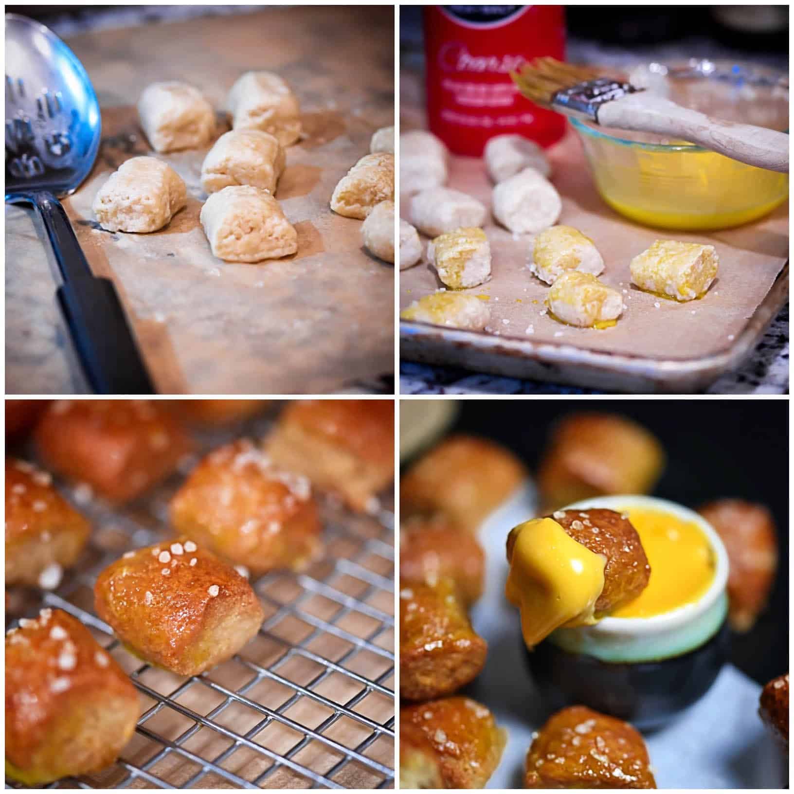 Grainless Soft Pretzel Instruction Photos